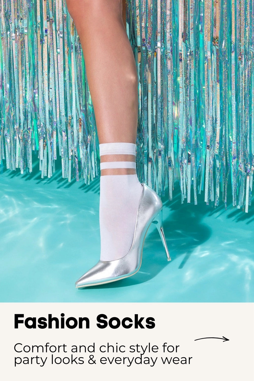 Ohdita fashion socks for women - comfort and chic style for party looks & everyday wear