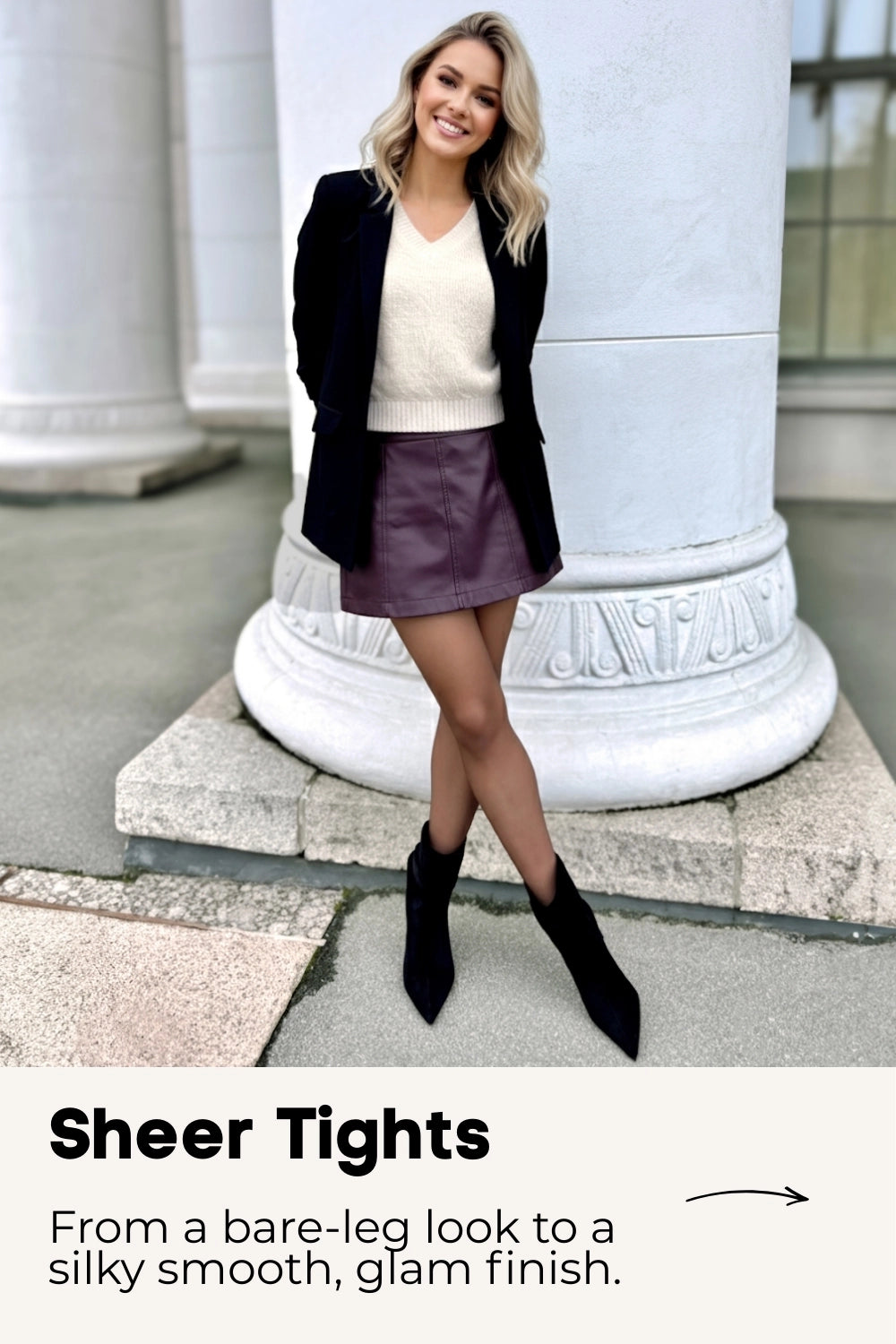 Ohdita sheer tights - from a bare-leg look to a silky smooth, glam finish