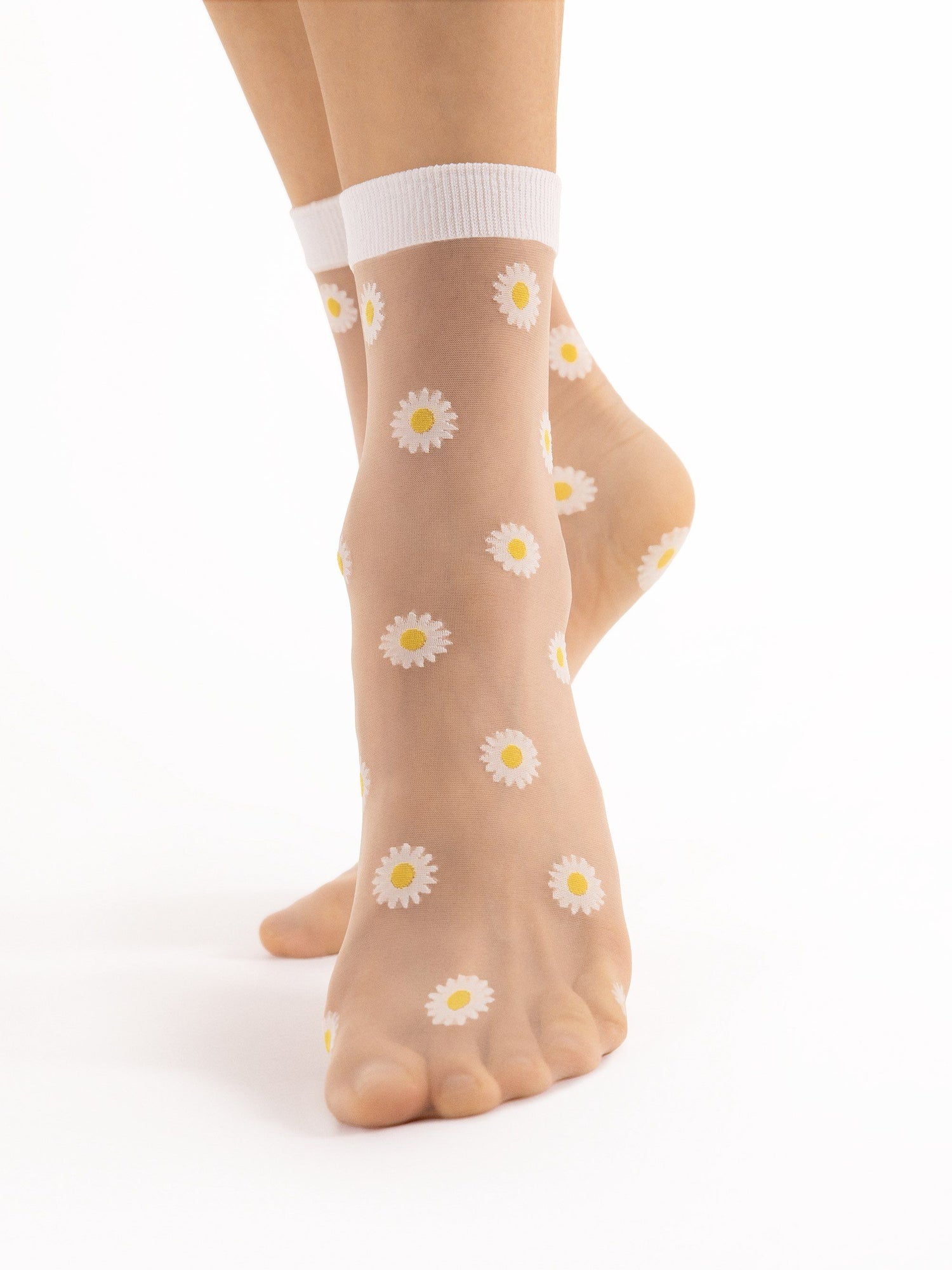 Ohdita women's sheer ankle socks, floral fashion socks, summer socks