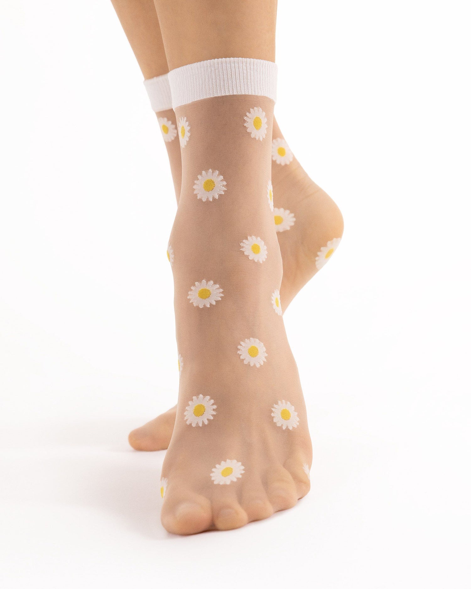 Ohdita women's sheer ankle socks, floral fashion socks, summer socks