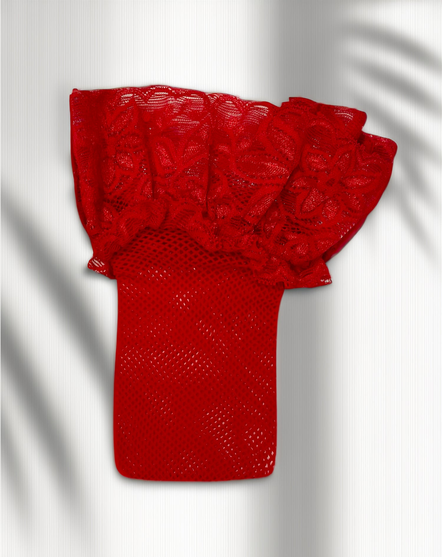 red thigh high stockings, fishnet thigh highs, lace top stockings