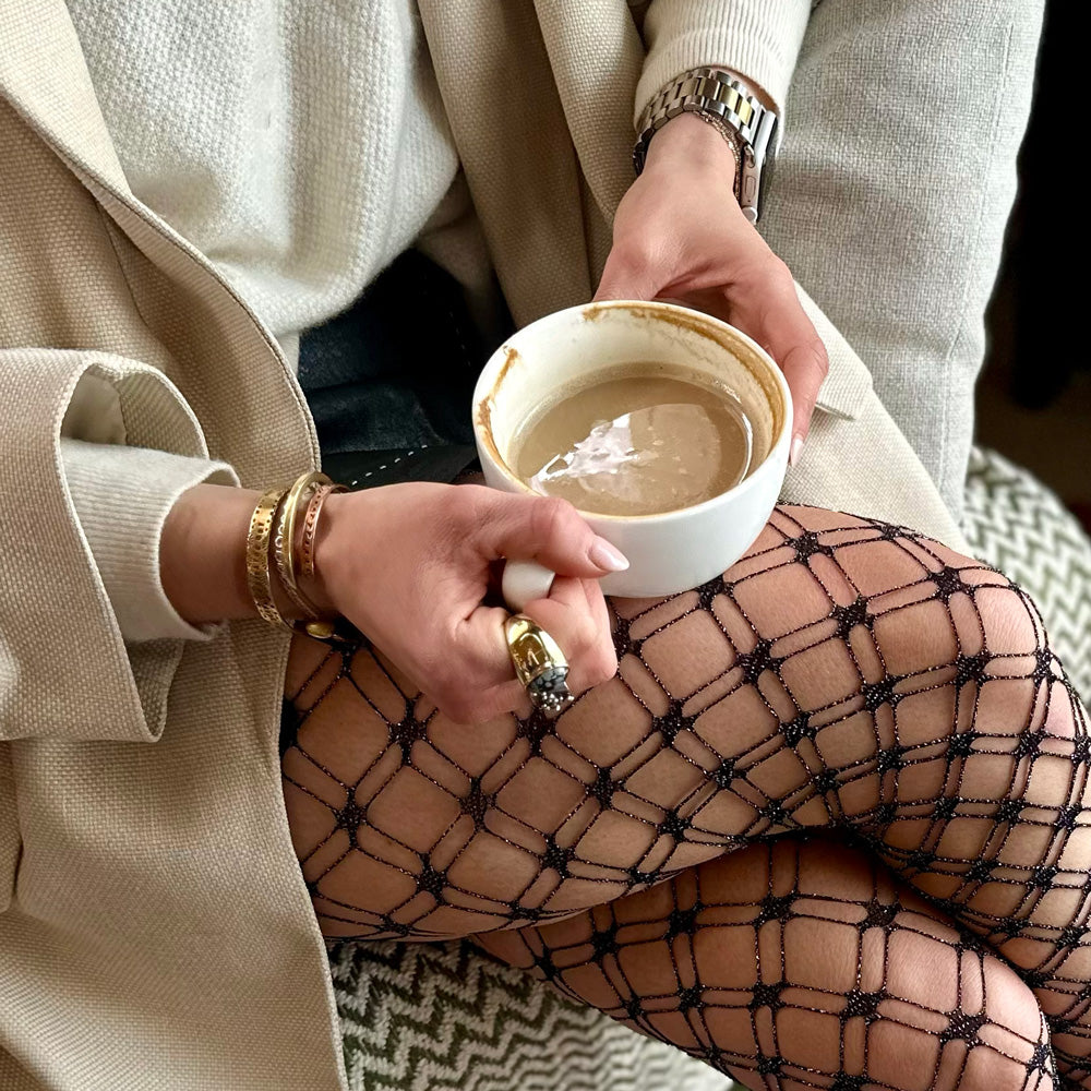 Black summer tights - black fishnets