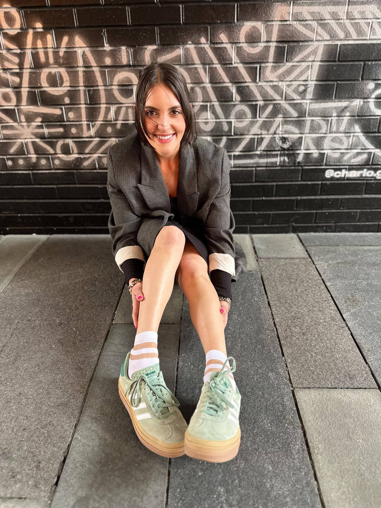 Ohdita chic white women's crew socks, fashion socks, fancy socks